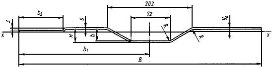 ГОСТ 10551-75 Профили стальные гнутые гофрированные. Сортамент (с Изменениями N 1-4)