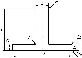 ГОСТ 13622-91 Профили прессованные прямоугольные равнополочного таврового сечения из алюминиевых и магниевых сплавов. Сортамент