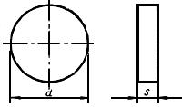 ГОСТ 19069-80 Пластины режущие сменные многогранные твердосплавные круглой формы. Конструкция и размеры (с Изменениями N 1, 2)